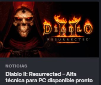 Alfa técnica Diablo II: Resurrected