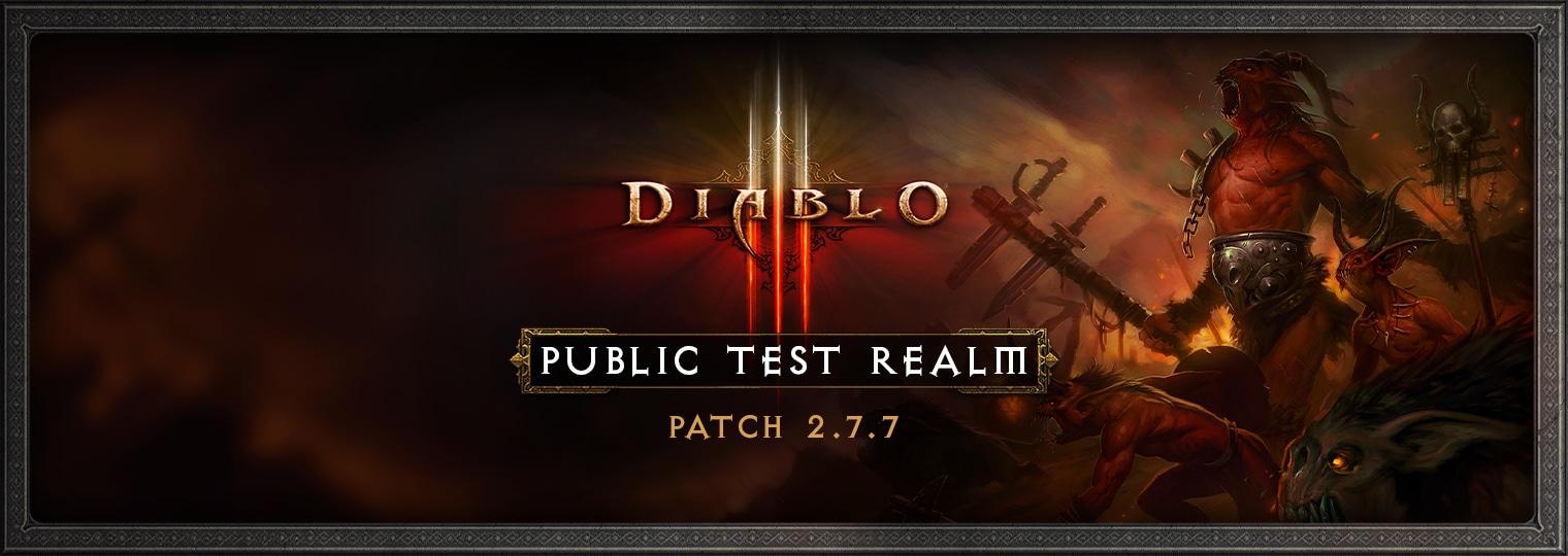 PTR del parche 2.7.7 de Diablo III
